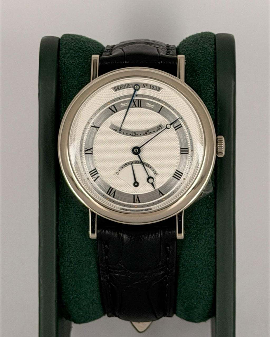Breguet Classique Box und Papiere, Faltschließe, 18 K Weißgold