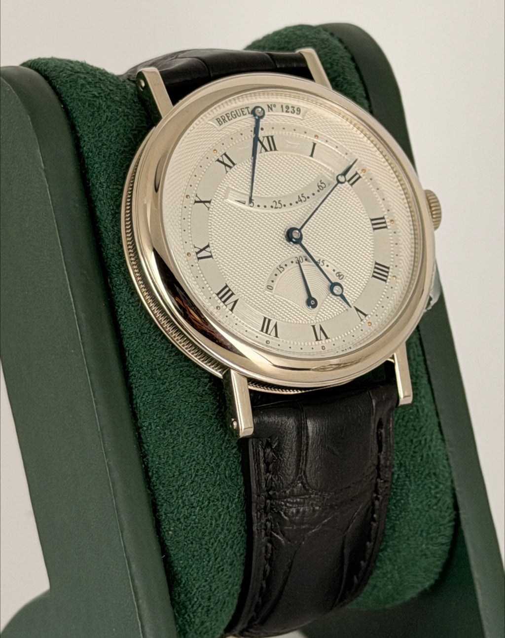 Breguet Classique Box und Papiere, Faltschließe, 18 K Weißgold