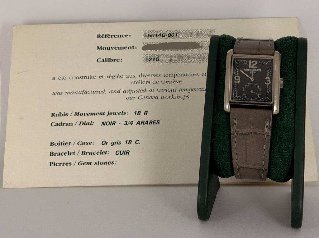 Patek Philippe Gondolo Box und Papeiren Wie Neu Super Zustand