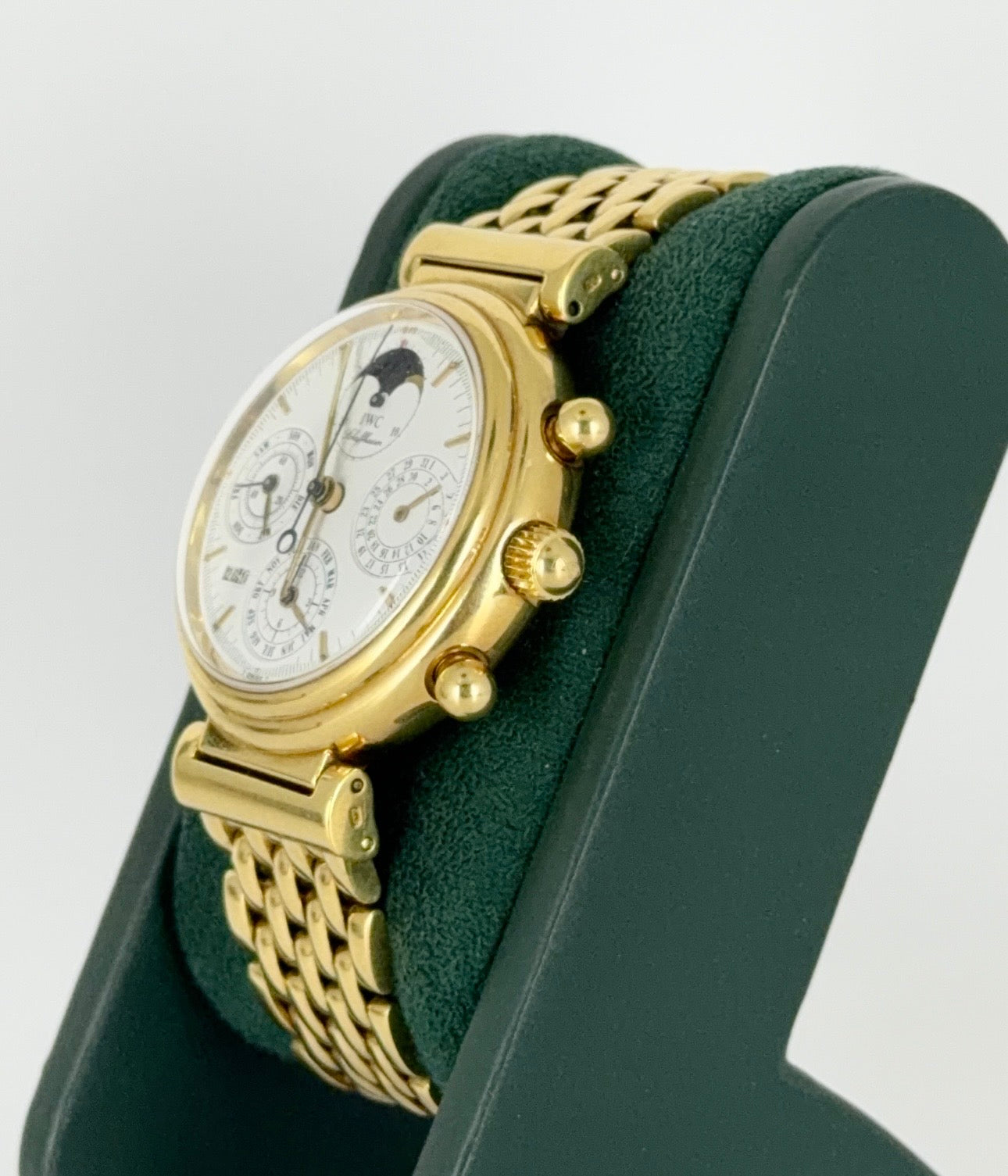 IWC Da Vinci Perpetual Calendar Tourbillon Perpetual Calendar IW3750 Kurt Klaus Design Ganze Papieren Set Ohne Box 150 Gram 18k Gold Wie Neu UNpoli