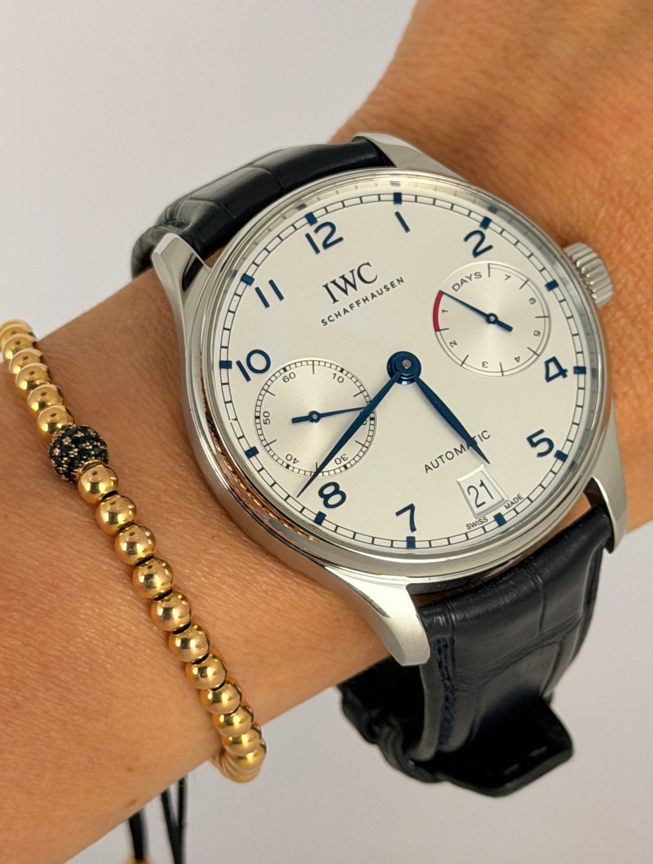 IWC Portuguese Automatic 7 Tage IW5001 mit Uhr und Garantiekarte – bester Preis!