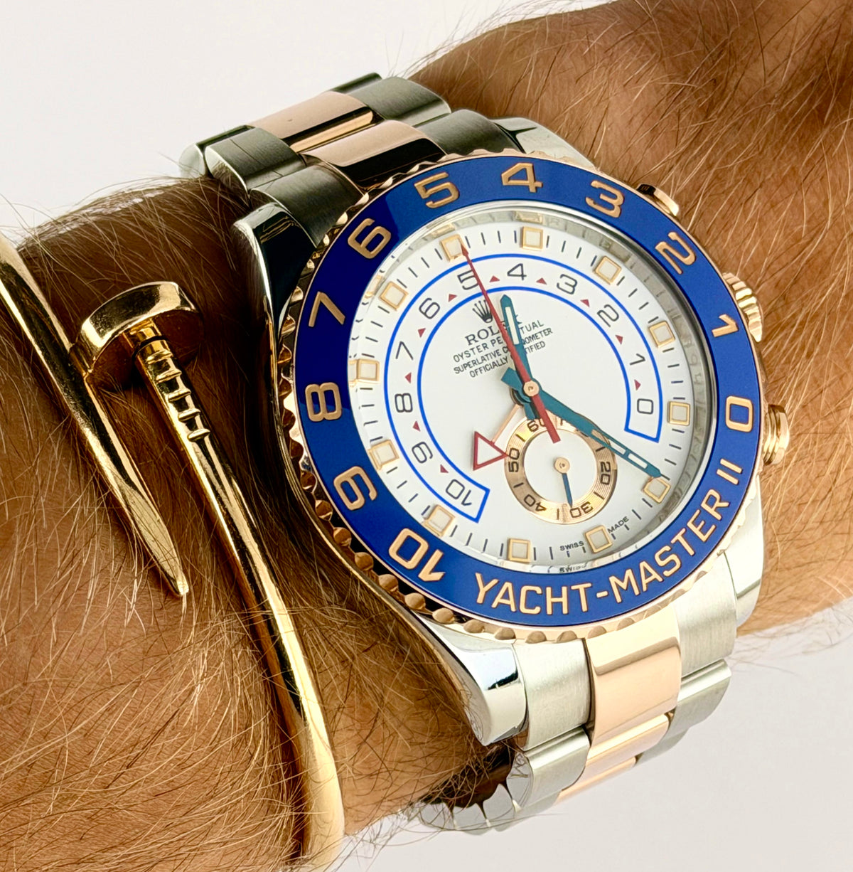 Rolex Yacht-Master II Stahl & 18K Roségold Full Set wie neu
