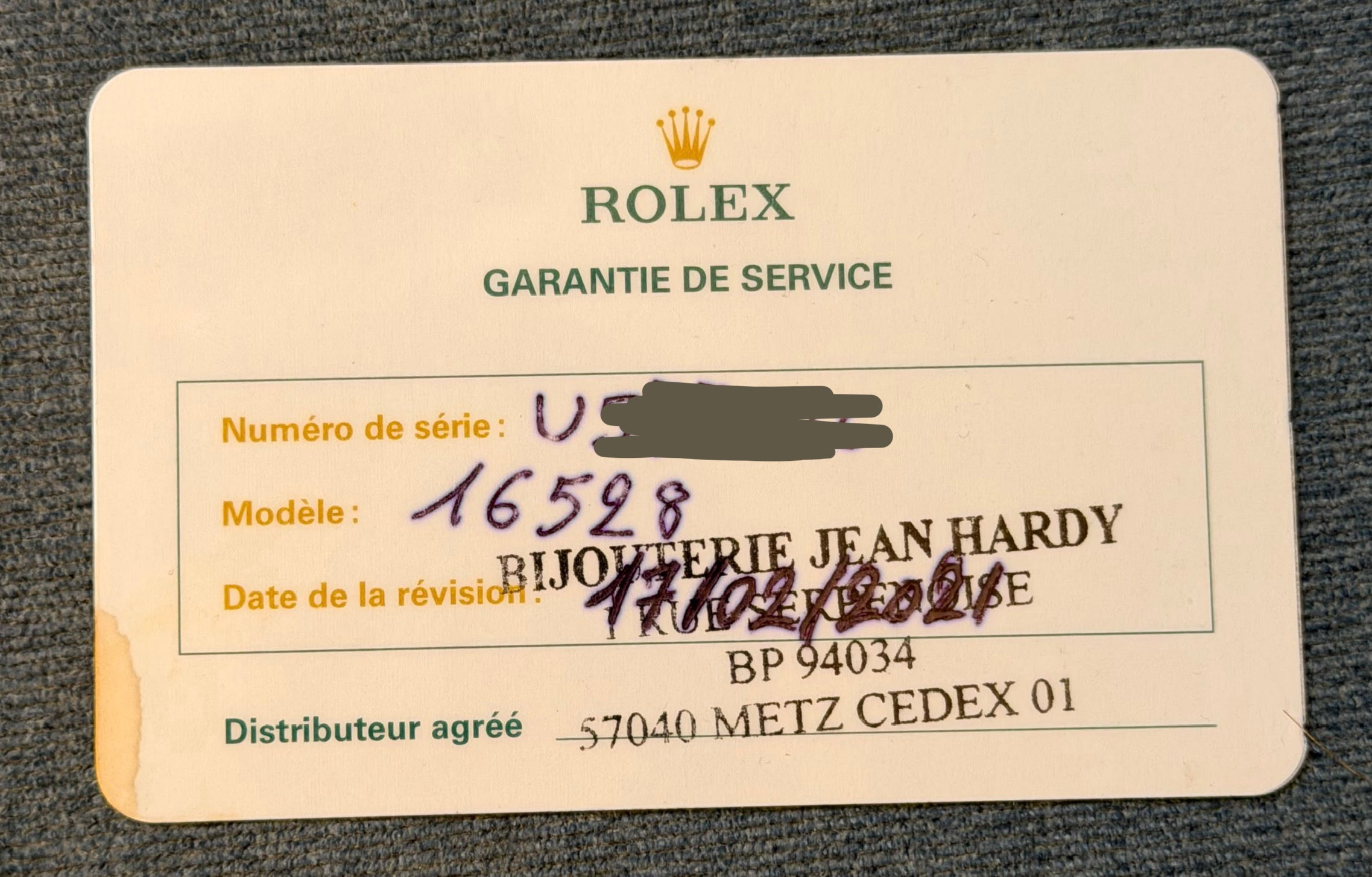 Rolex Daytona mit Box & Servicekarte 18K GOLD SUPER MINT OHNE STRETCH