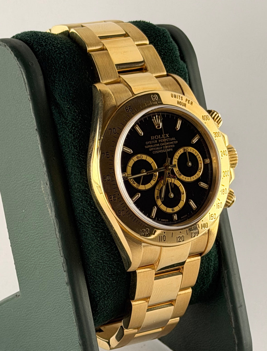 Rolex Daytona mit Box & Servicekarte 18K GOLD SUPER MINT OHNE STRETCH