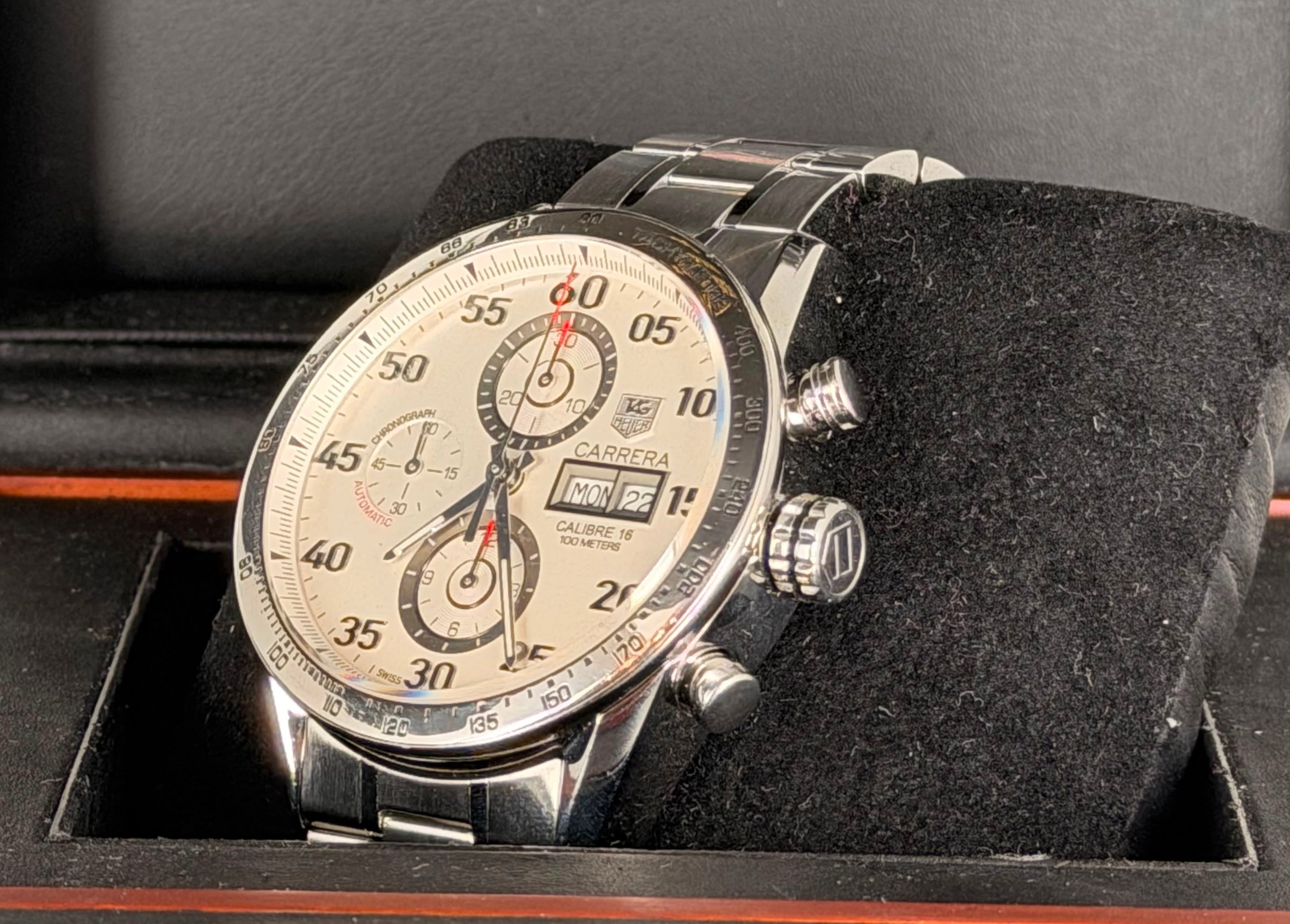 TAG Heuer Carrera Calibre 16 Wie Neu Mit orginal Papieren