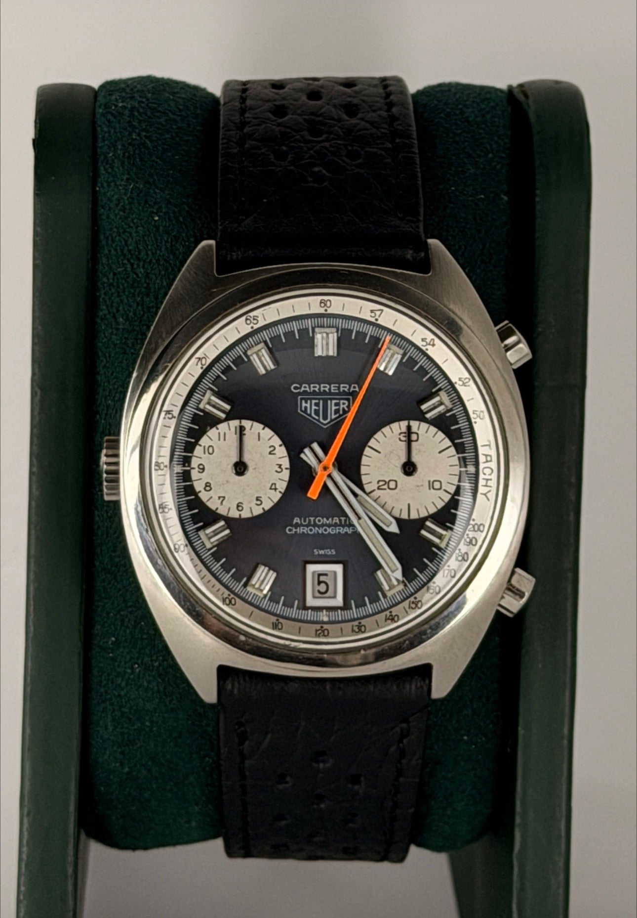 Heuer Carrera, nach großer Revision, alle Teile sind original!