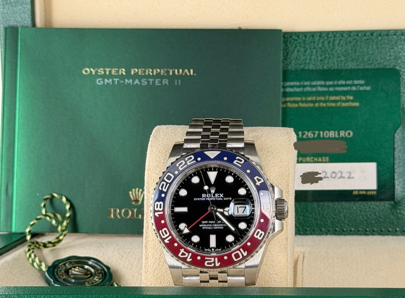 Rolex GMT-Master II Full Set 2022 Wie Neu