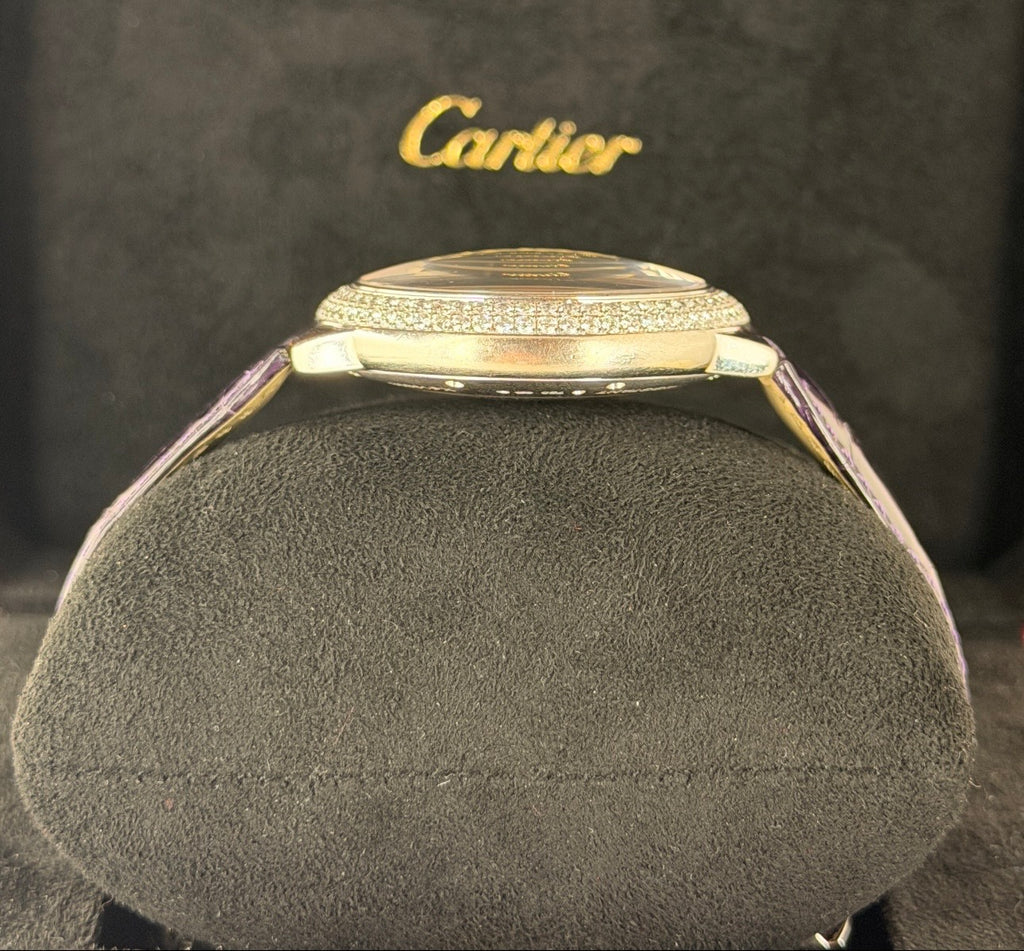 Cartier Ballon Bleu 44 mm 18 Karat Weißgold, werksseitige Diamanten, Full Set, UVP 45.000 €