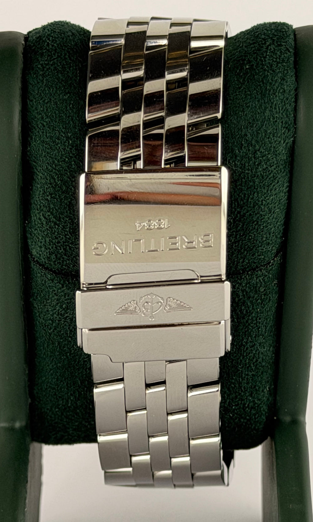 Breitling Bentley 6.75, A3364, blaues Zifferblatt, neuwertiger Zustand, nur mit Papieren