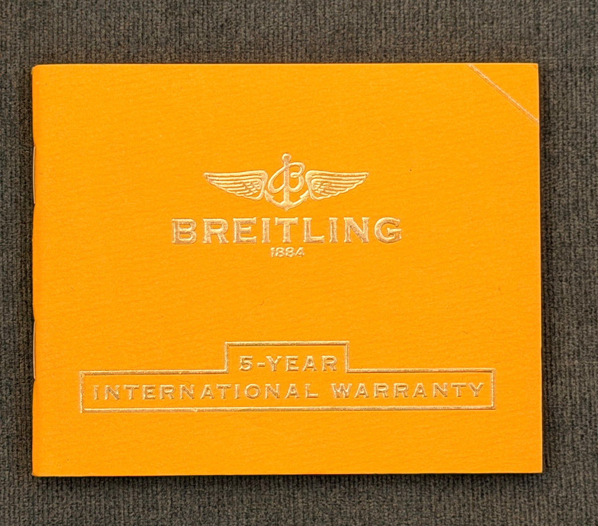 Breitling Bentley 6.75, A3364, blaues Zifferblatt, neuwertiger Zustand, nur mit Papieren
