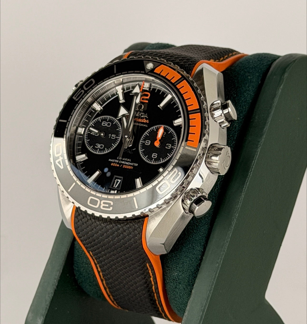 Omega Seamaster Planet Ocean Chronograph Full Set Wie Neu Zustand