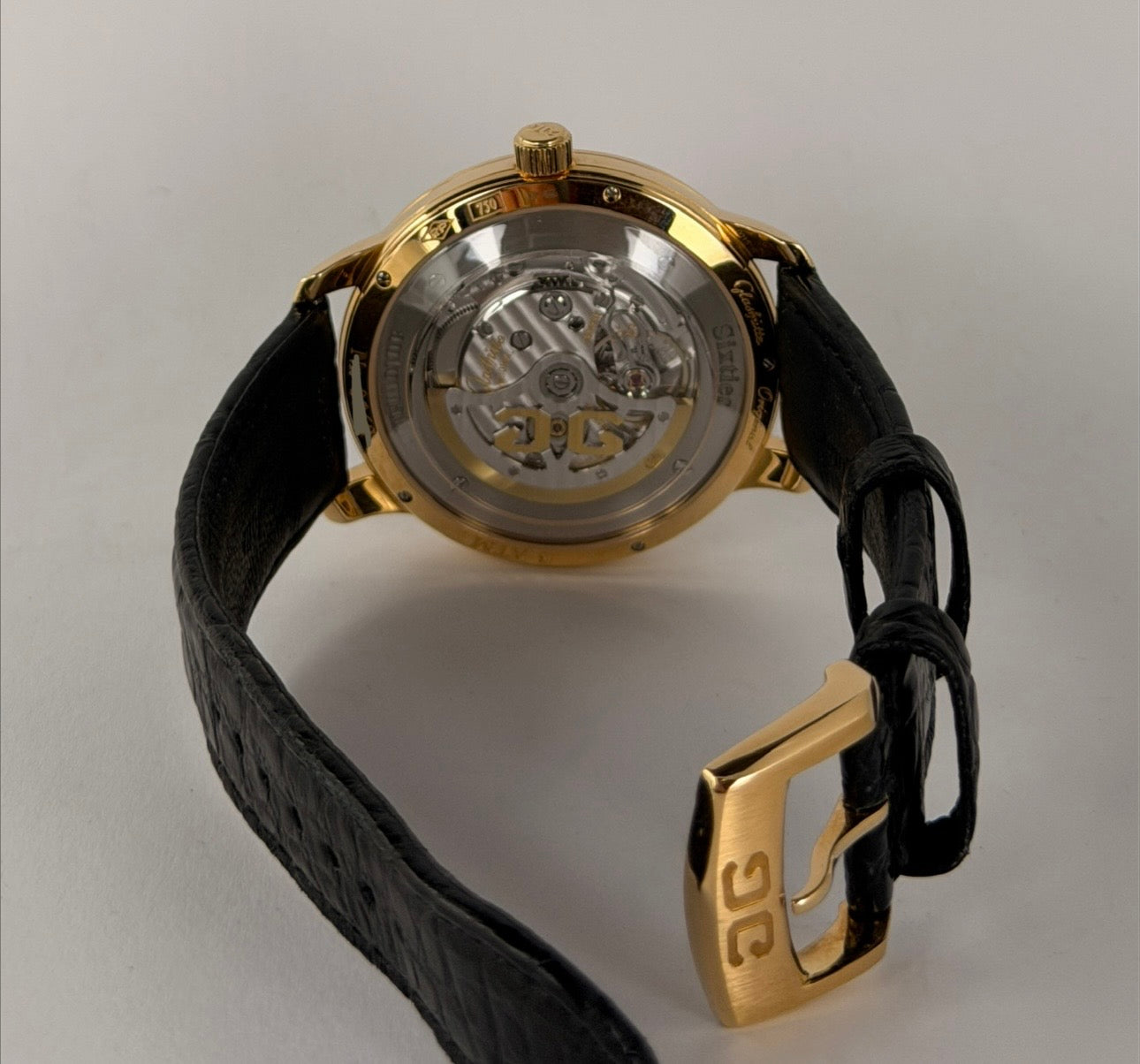 Glashütte Original Sixties Panorama Date 18k Gold Box Und GLasshute Zertifkat