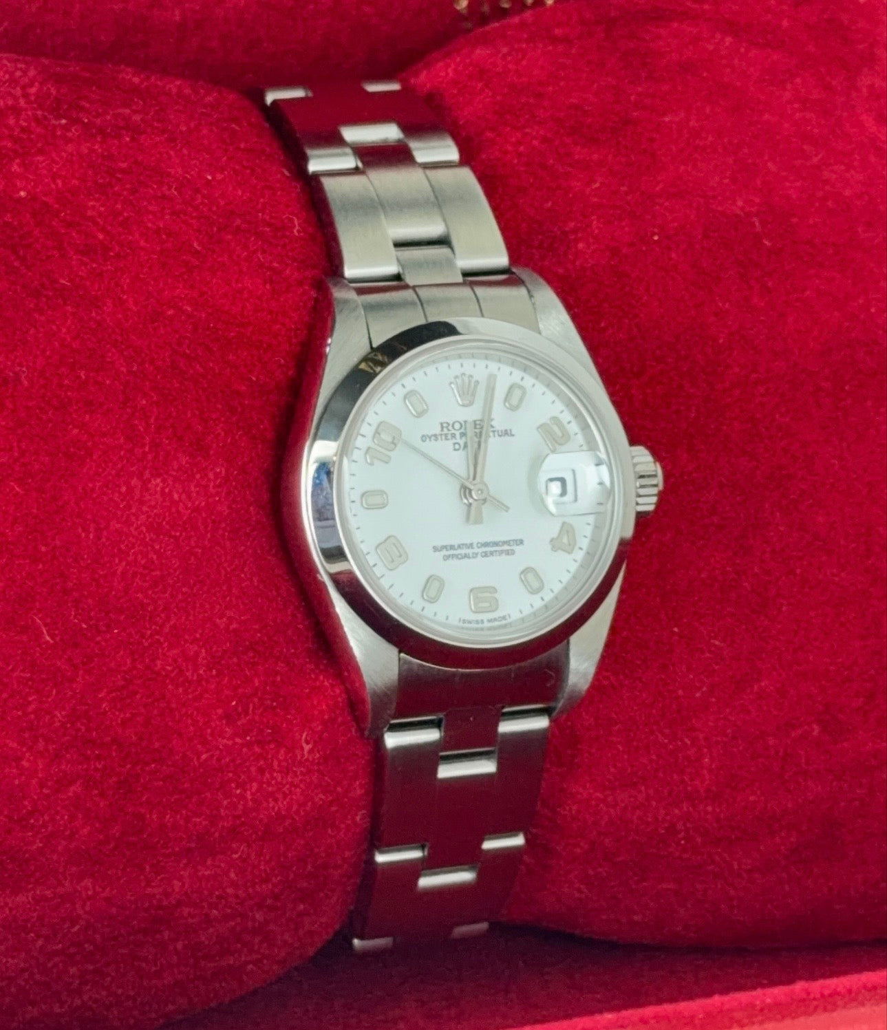Rolex Oyster Perpetual Lady Date Lady-Datejust Box Und Papieren Wie Neu 2004