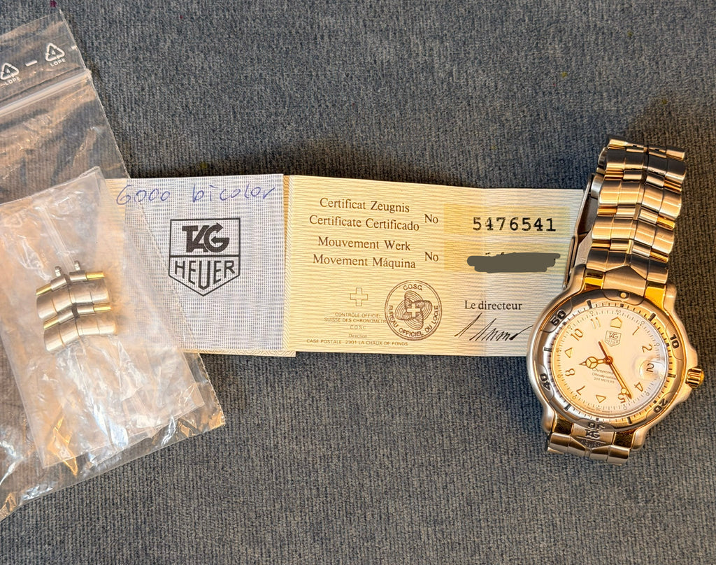 TAG Heuer 6000 Box & Papers Wie neu