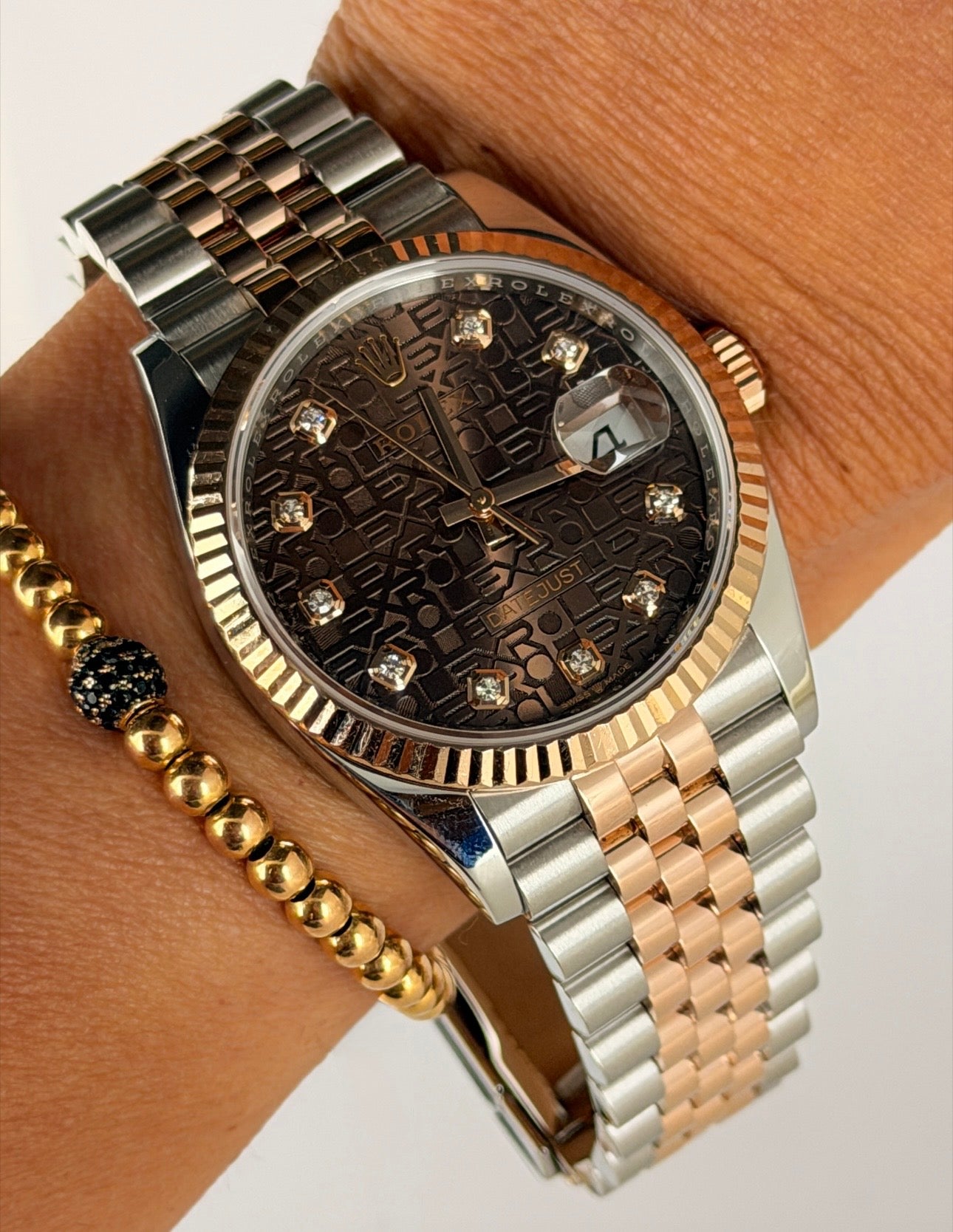 Rolex Datejust 36 2021 Wie Neu Choclate Jubilee Full Set