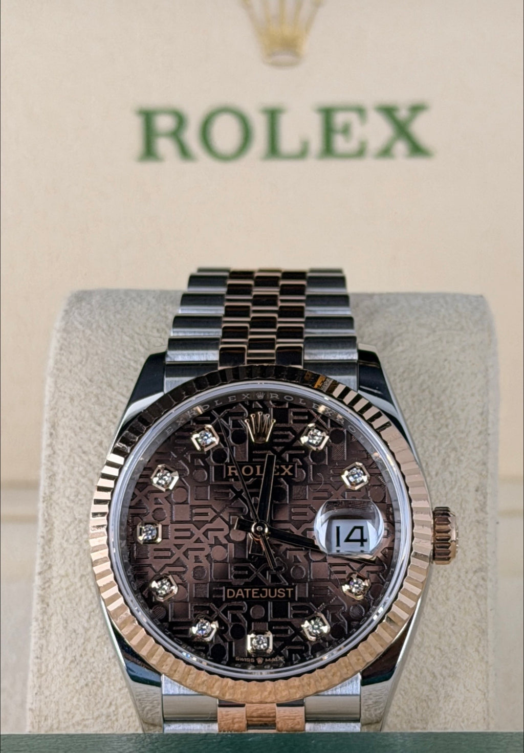 Rolex Datejust 36 2021 Wie Neu Choclate Jubilee Full Set
