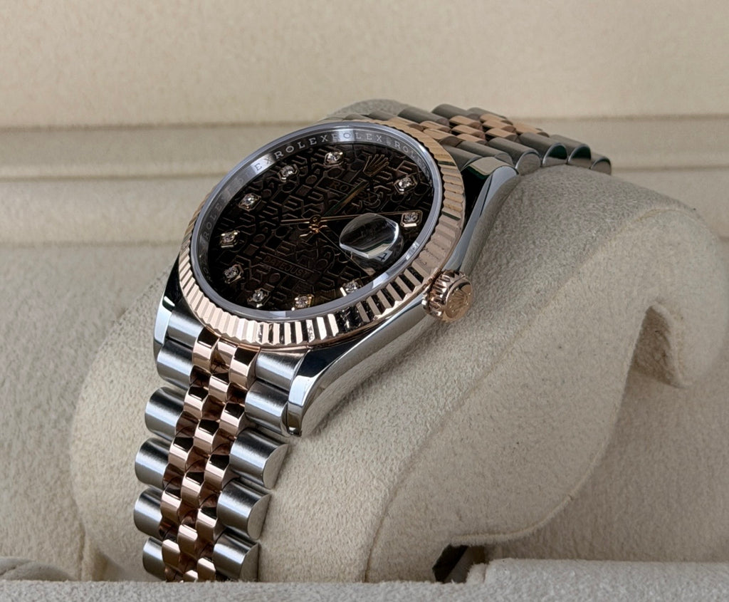 Rolex Datejust 36 2021 Wie Neu Choclate Jubilee Full Set