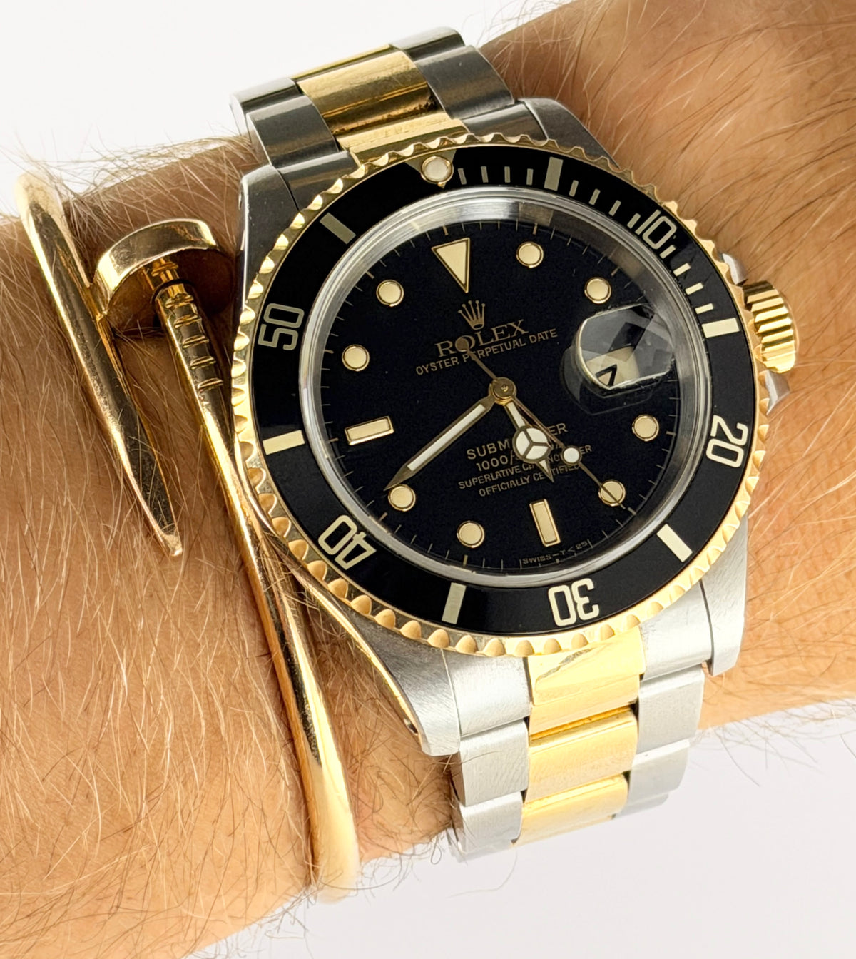Rolex Submariner Date Super Full Set Wie neu, unpoliert, deutsches Sammlerstück
