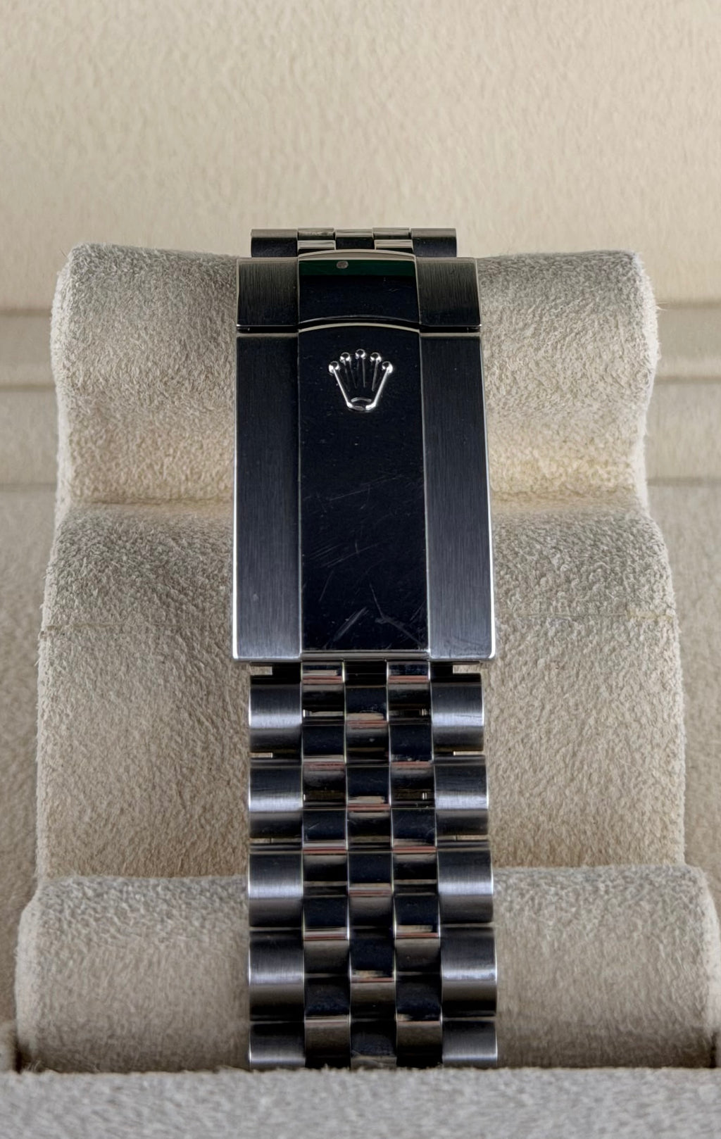 Rolex Sky-Dweller, blaues Zifferblatt, Jubilee-Armband, 12/2024, wie neu