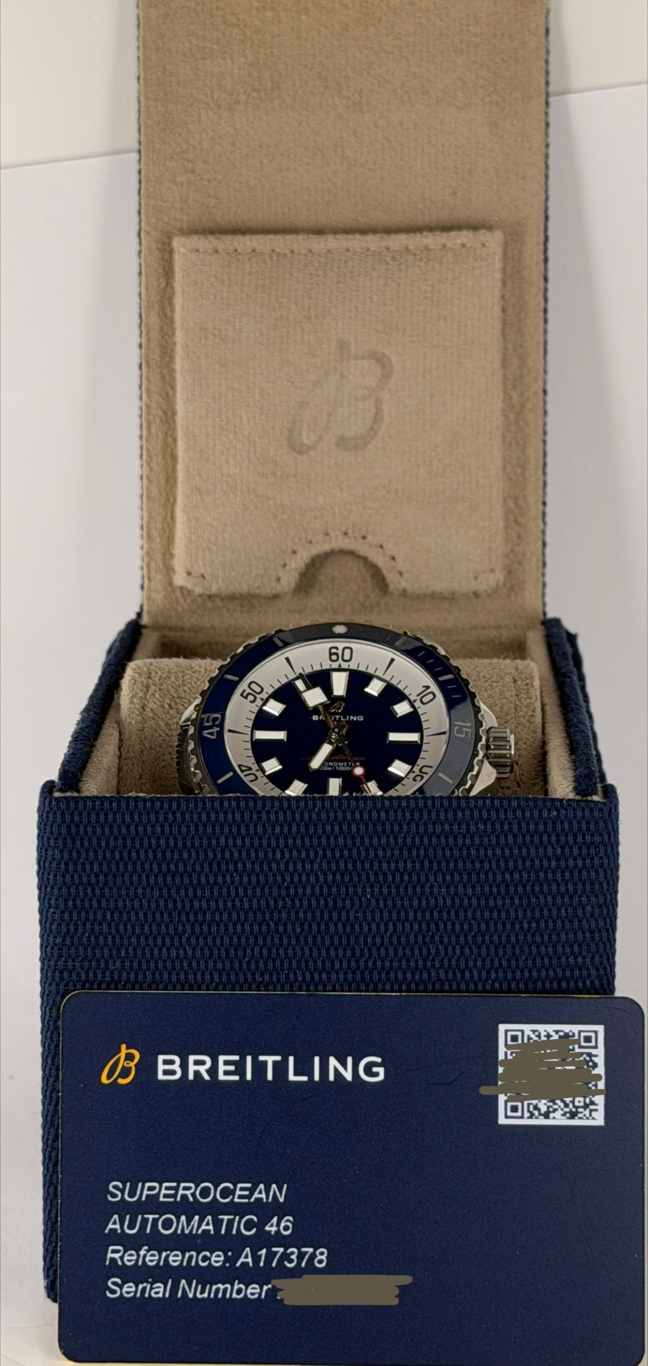Breitling Superocean 46 Automatic 46 Box und Papieren Wie Neu Zustand