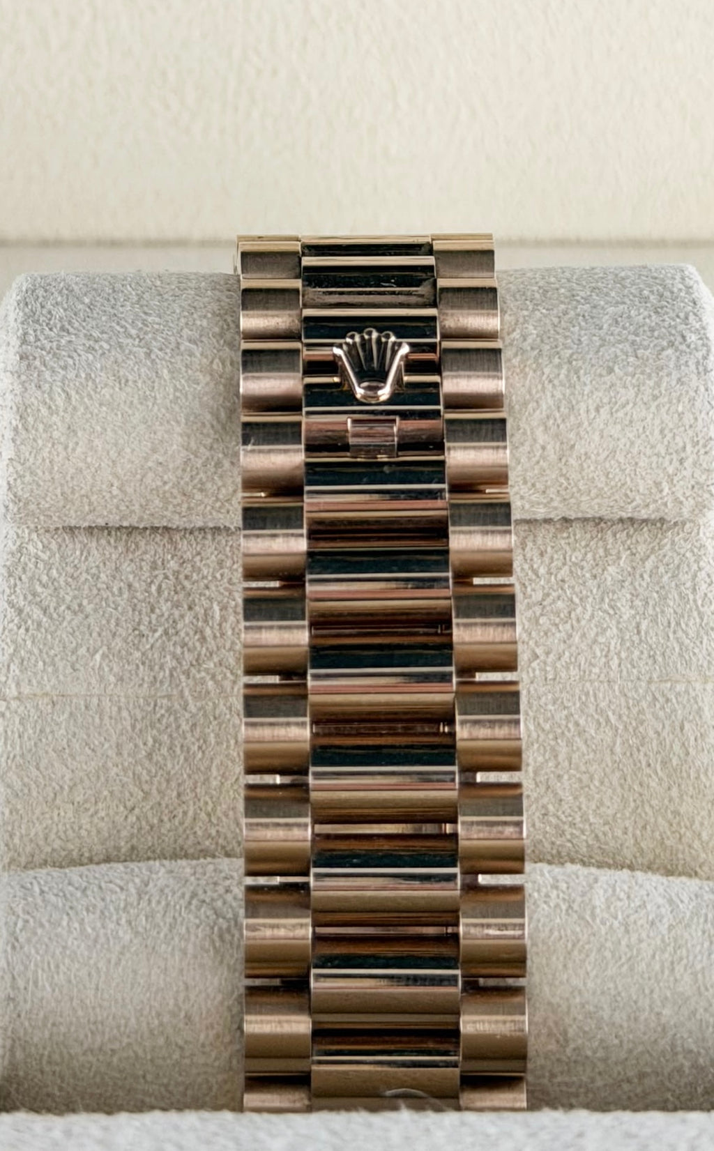Rolex Day-Date 40 RBR, originales Zifferblatt, originale Lünette, Box & Papiere, unpoliert, 2018