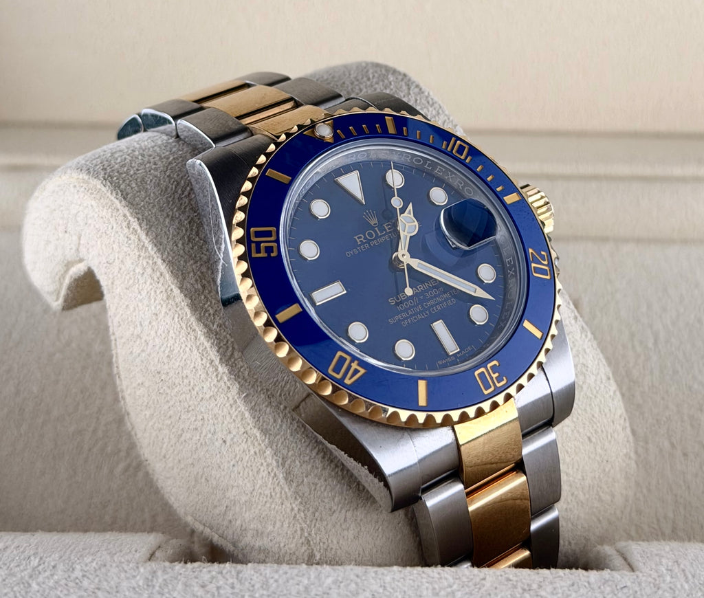 Rolex Submariner Date Bluesy, Box & Papiere, 2020, unpoliert, Full Set