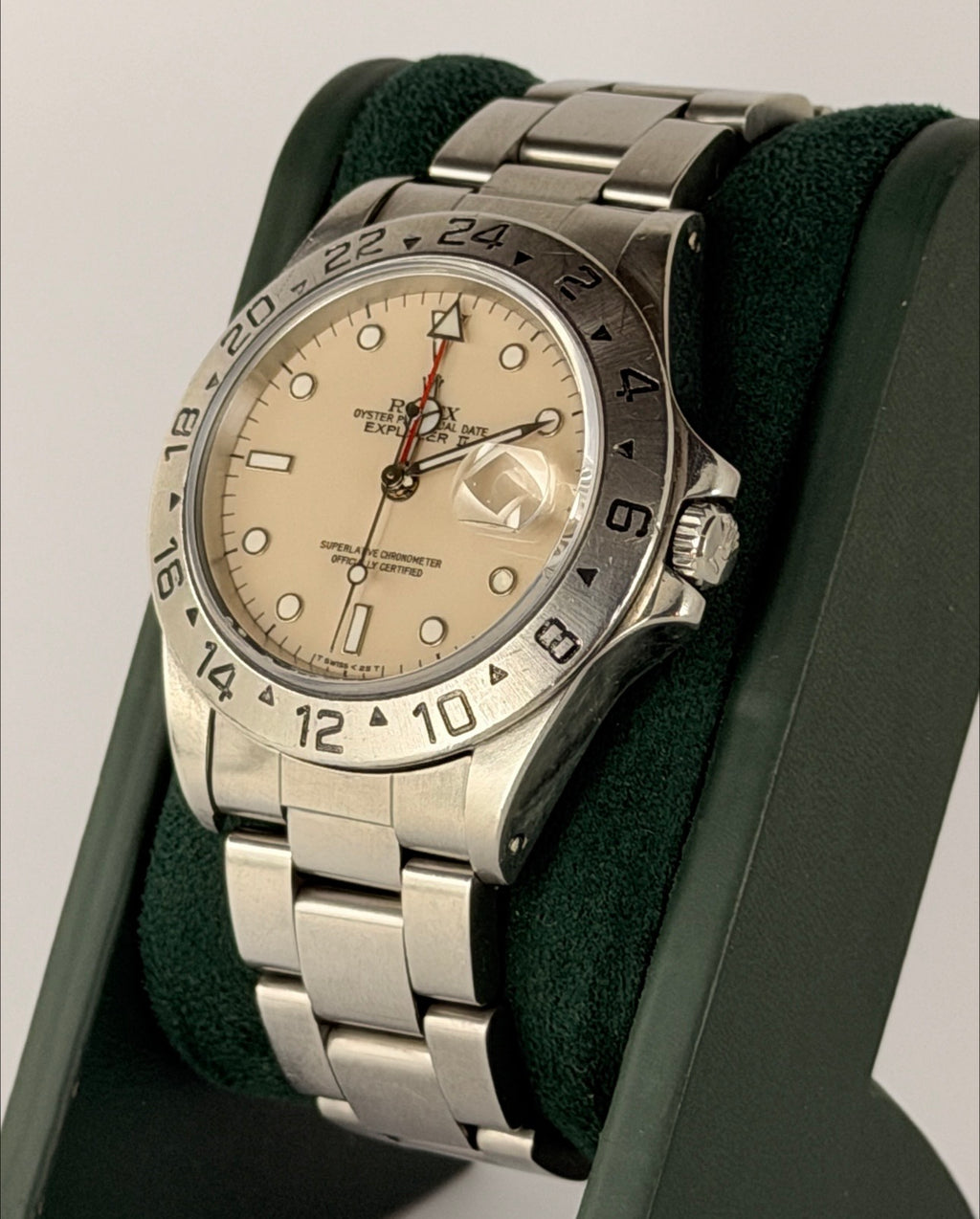 Rolex Explorer II Nur Uhr Solomon Beige Dial