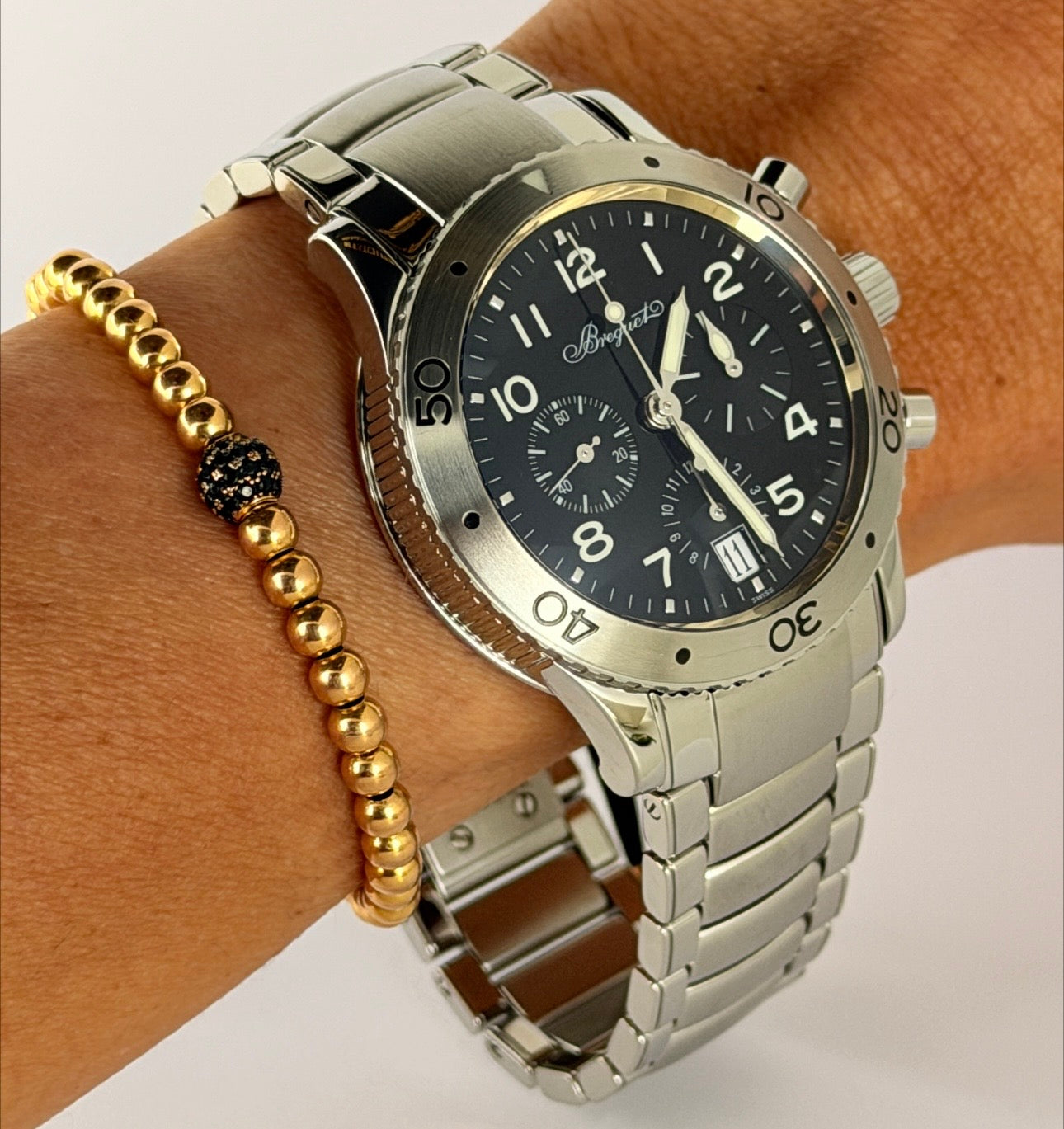 Breguet Type XX - XXI - XXII Transatlantique Box Und Papieren Wie Neu Zustand