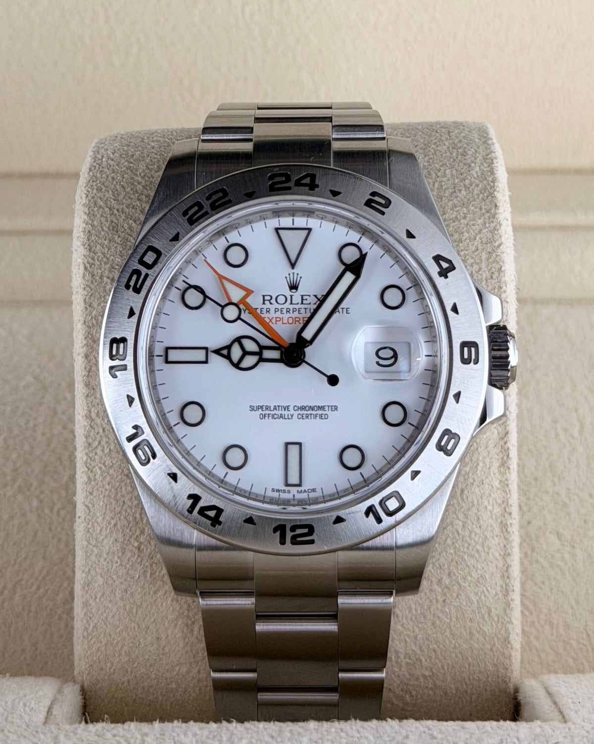 Rolex Explorer II 42 mm, 2014, Full Set, wie neu, nach einer frischen Revision