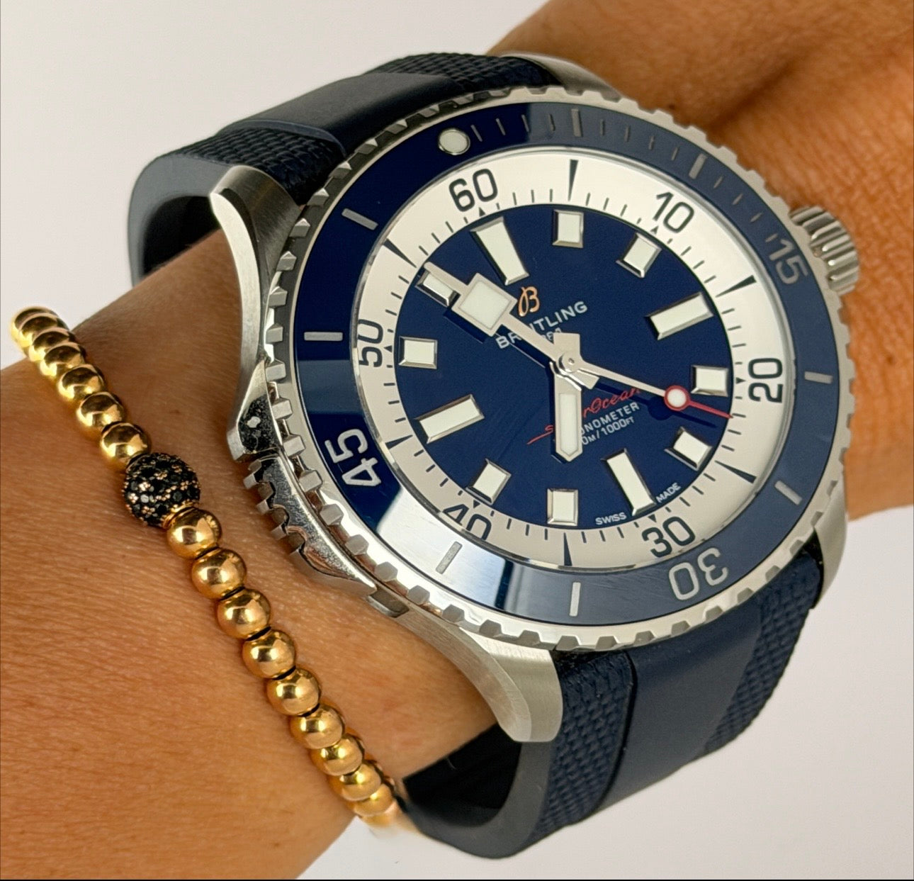 Breitling Superocean 46 Automatic 46 Box und Papieren Wie Neu Zustand