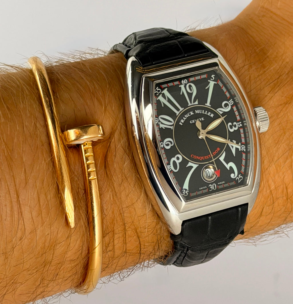 Franck Muller Conquistador 18K weissgold box und papieren
