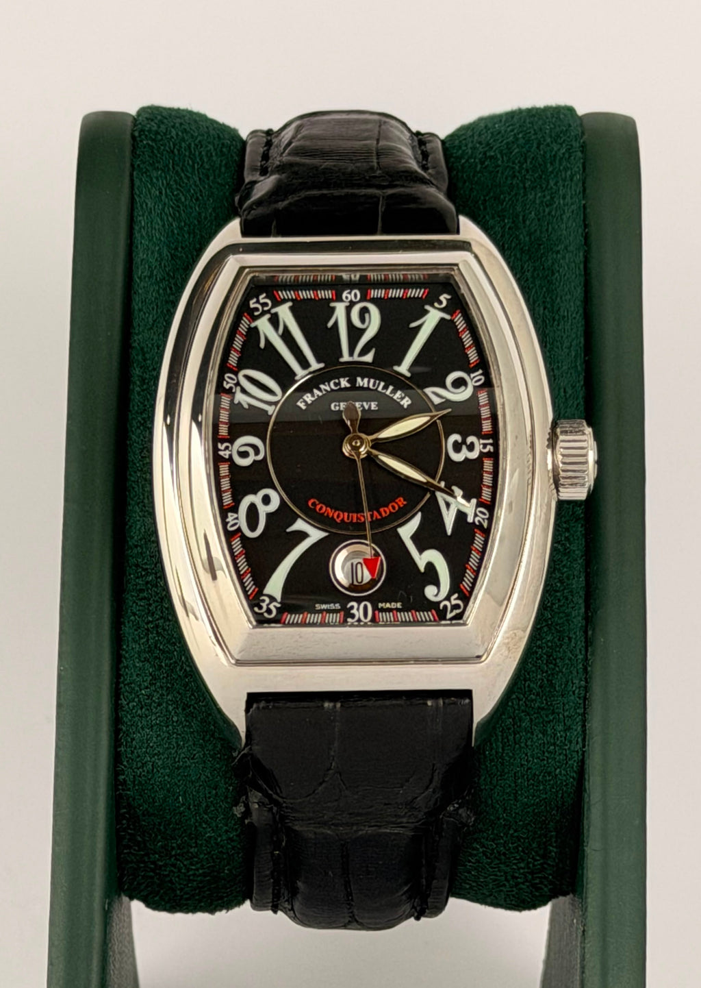 Franck Muller Conquistador 18K weissgold box und papieren