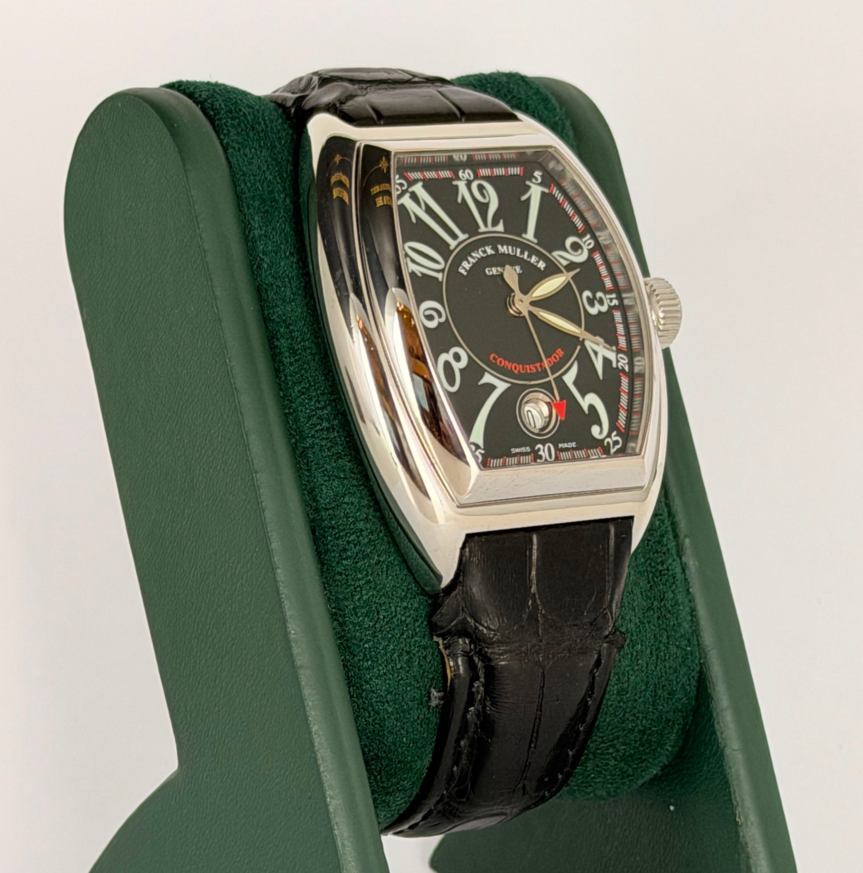 Franck Muller Conquistador 18K weissgold box und papieren