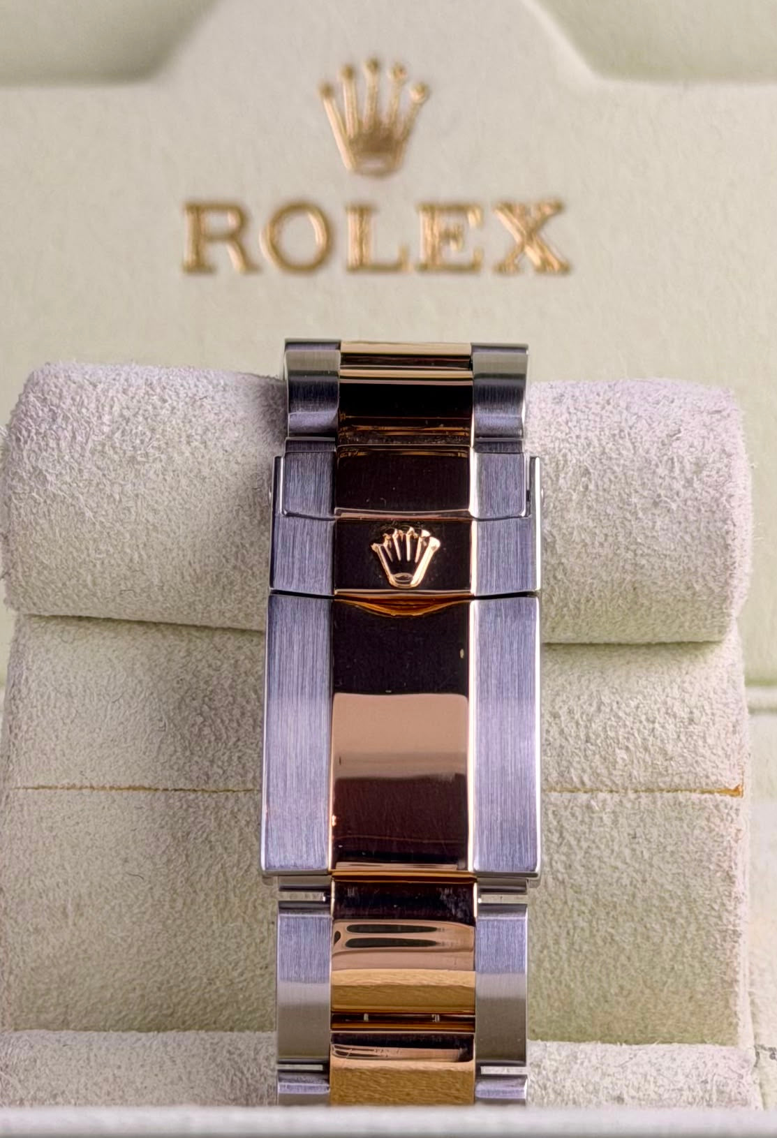 Rolex Daytona Stahl Gold 18K Full Set TOP Zustand Racing panda Dial