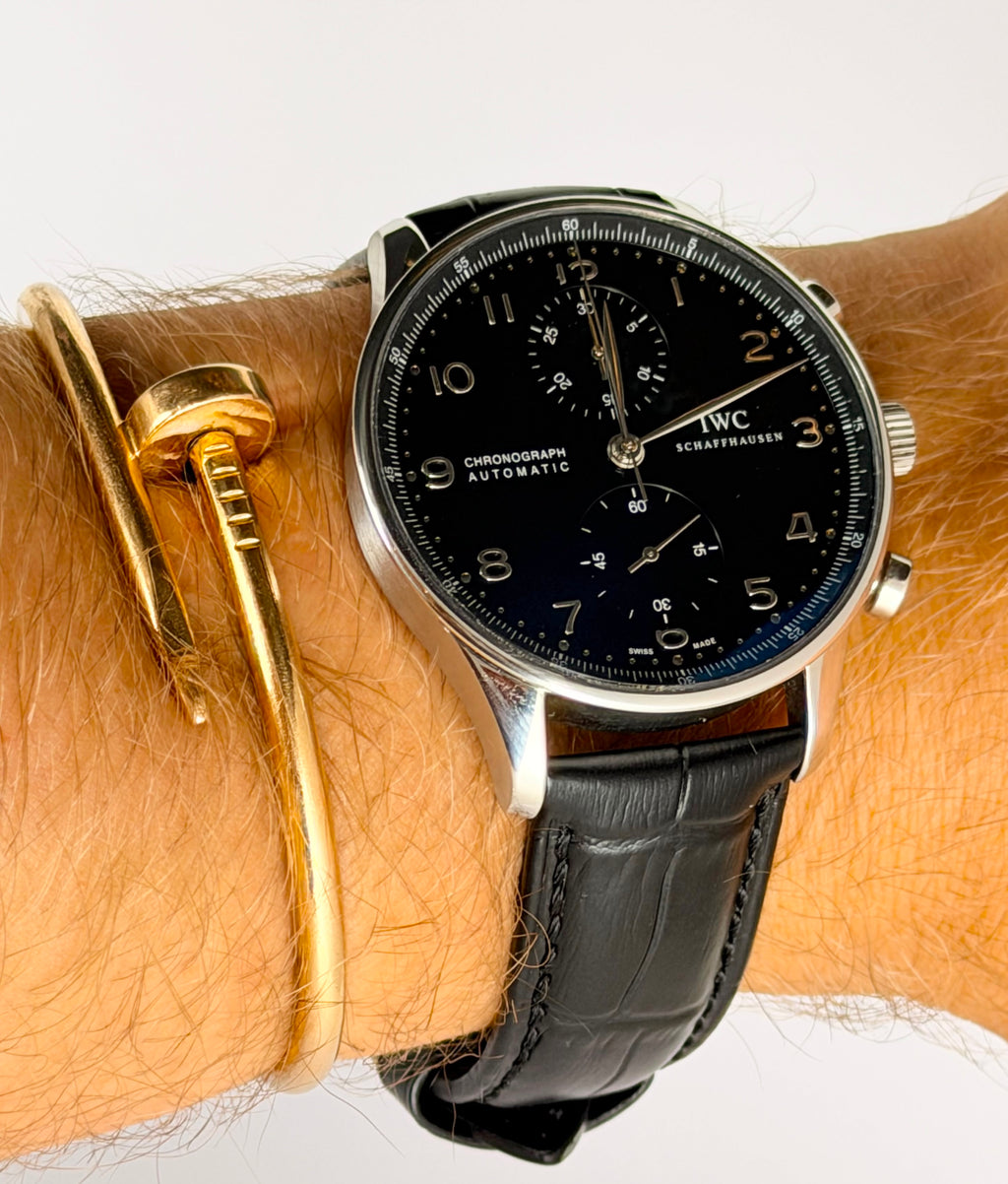 IWC Portuguese Chronograph Box Und Papieren