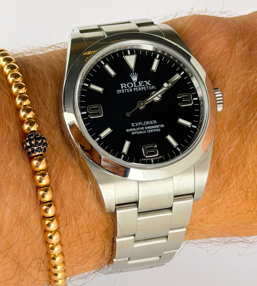 Rolex Explorer 39 MM box und Papieren