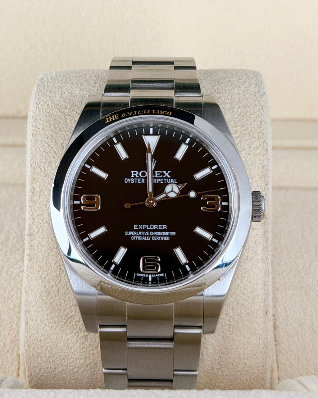 Rolex Explorer 39 MM box und Papieren