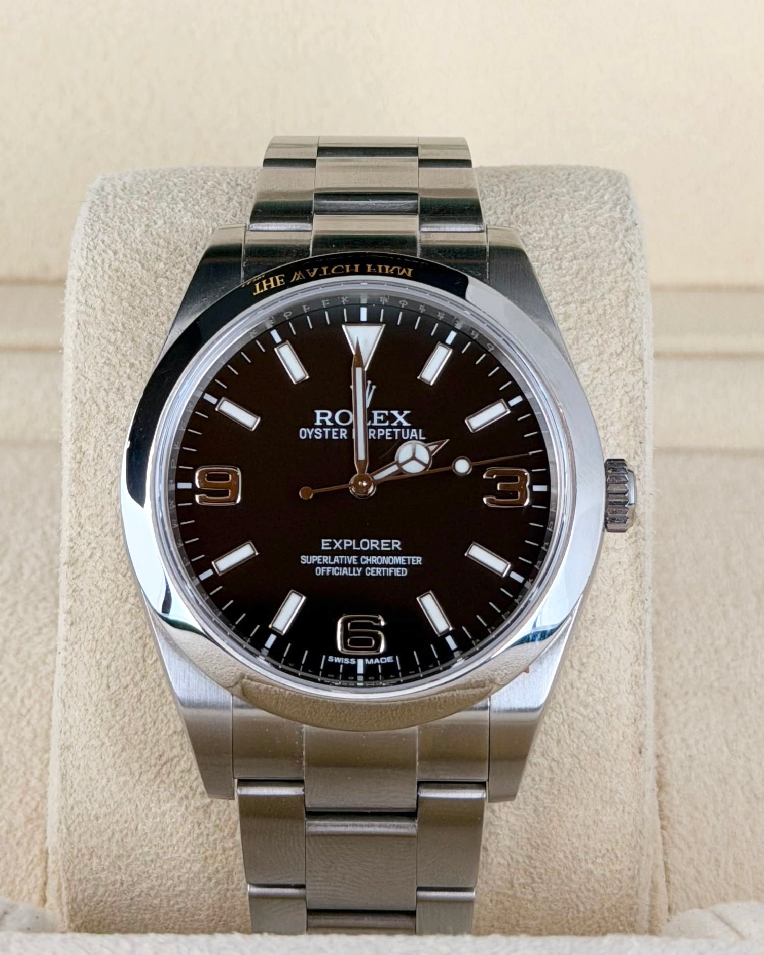 Rolex Explorer 39 MM box und Papieren