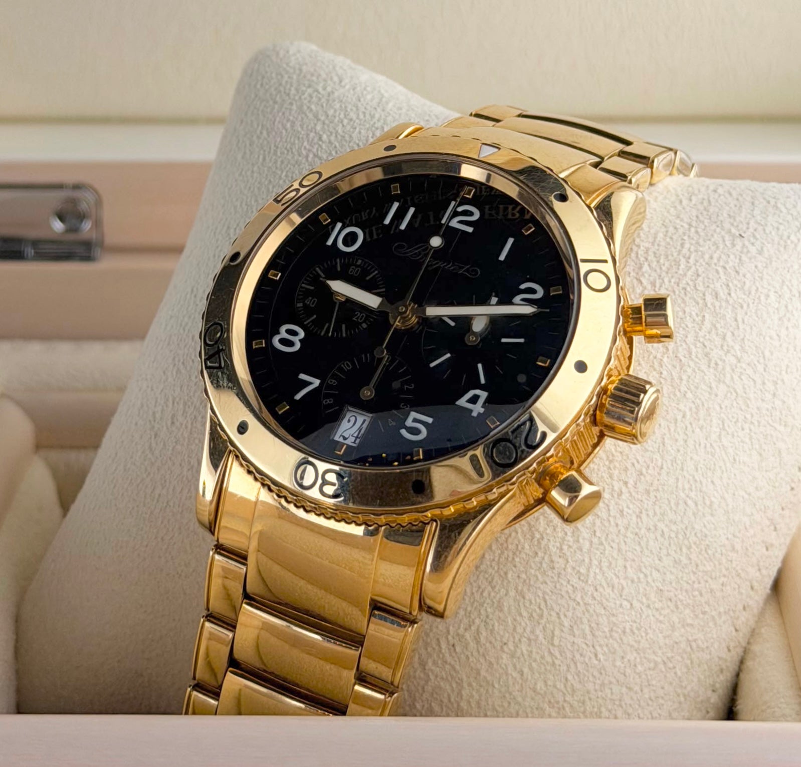 Breguet Type XX - XXI - XXII Transatlantique, 18 Karat Roségold, 185 Gramm Nettogewicht, ohne Uhrwerk