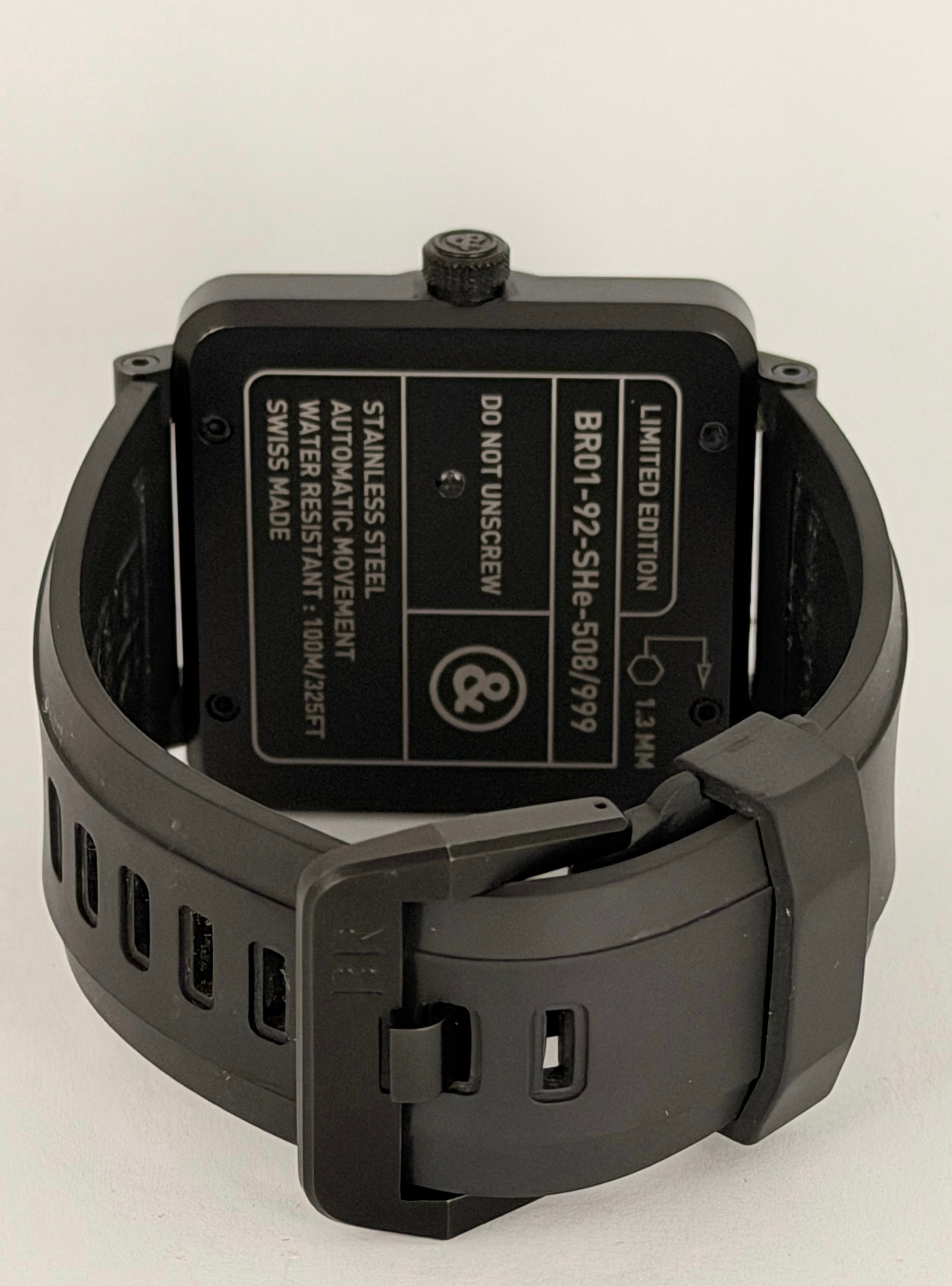 Bell & Ross BR 01-92 Aviation, vollständiges Set, neuwertig (Mint-Zustand)