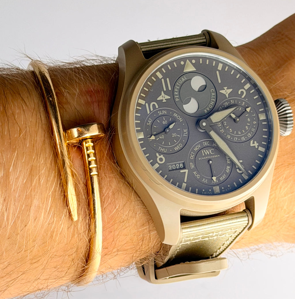 IWC Pilot Chronograph Top Gun Perpetual Calendar Top Gun Edition “mojave Full Set 2023