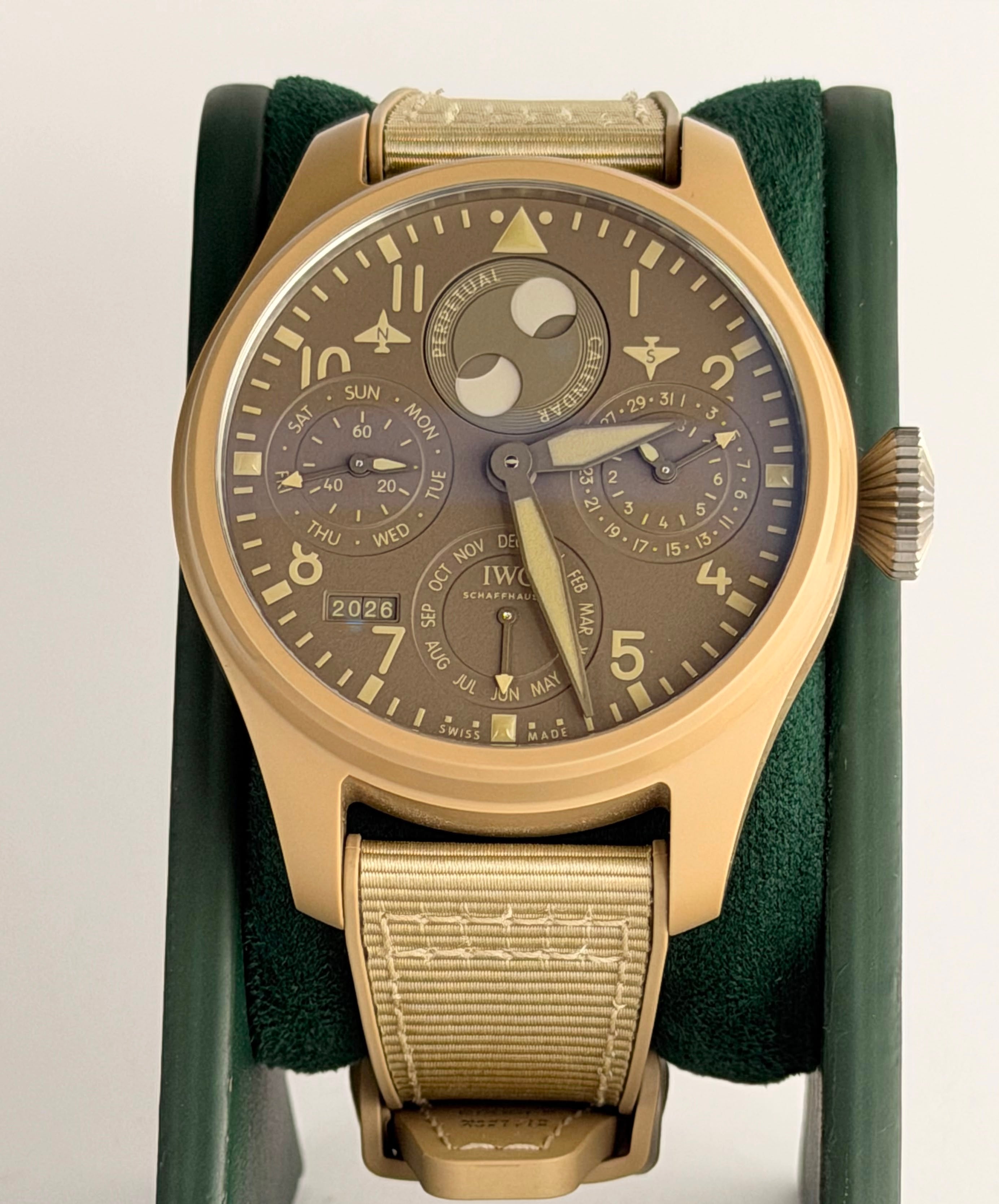 IWC Pilot Chronograph Top Gun Perpetual Calendar Top Gun Edition “mojave Full Set 2023
