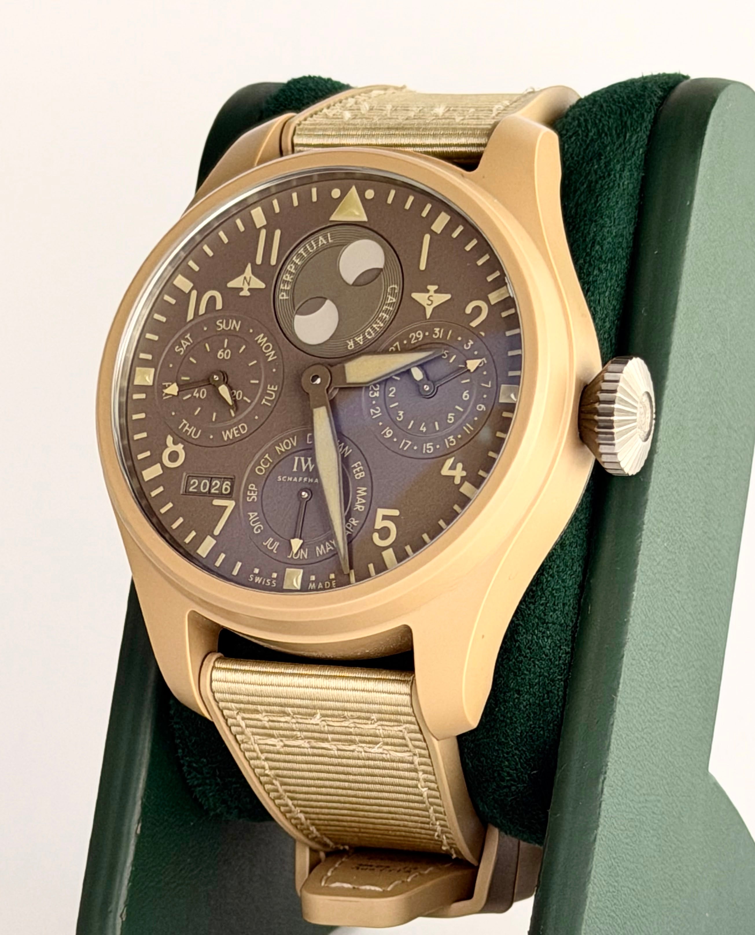 IWC Pilot Chronograph Top Gun Perpetual Calendar Top Gun Edition “mojave Full Set 2023