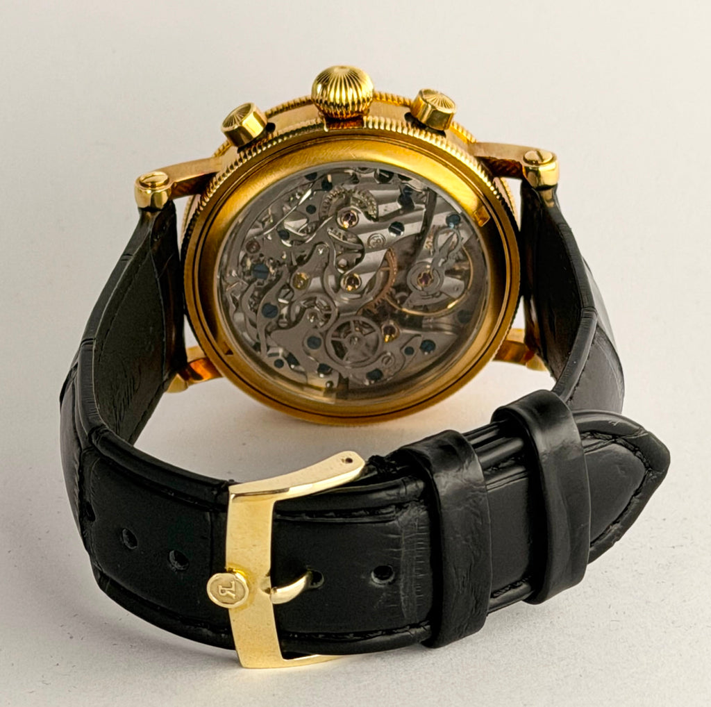 Chronoswiss Kairos Chronograph aus 18 Karat Gold, Full Set, neuwertiger Zustand, Sammlerstück