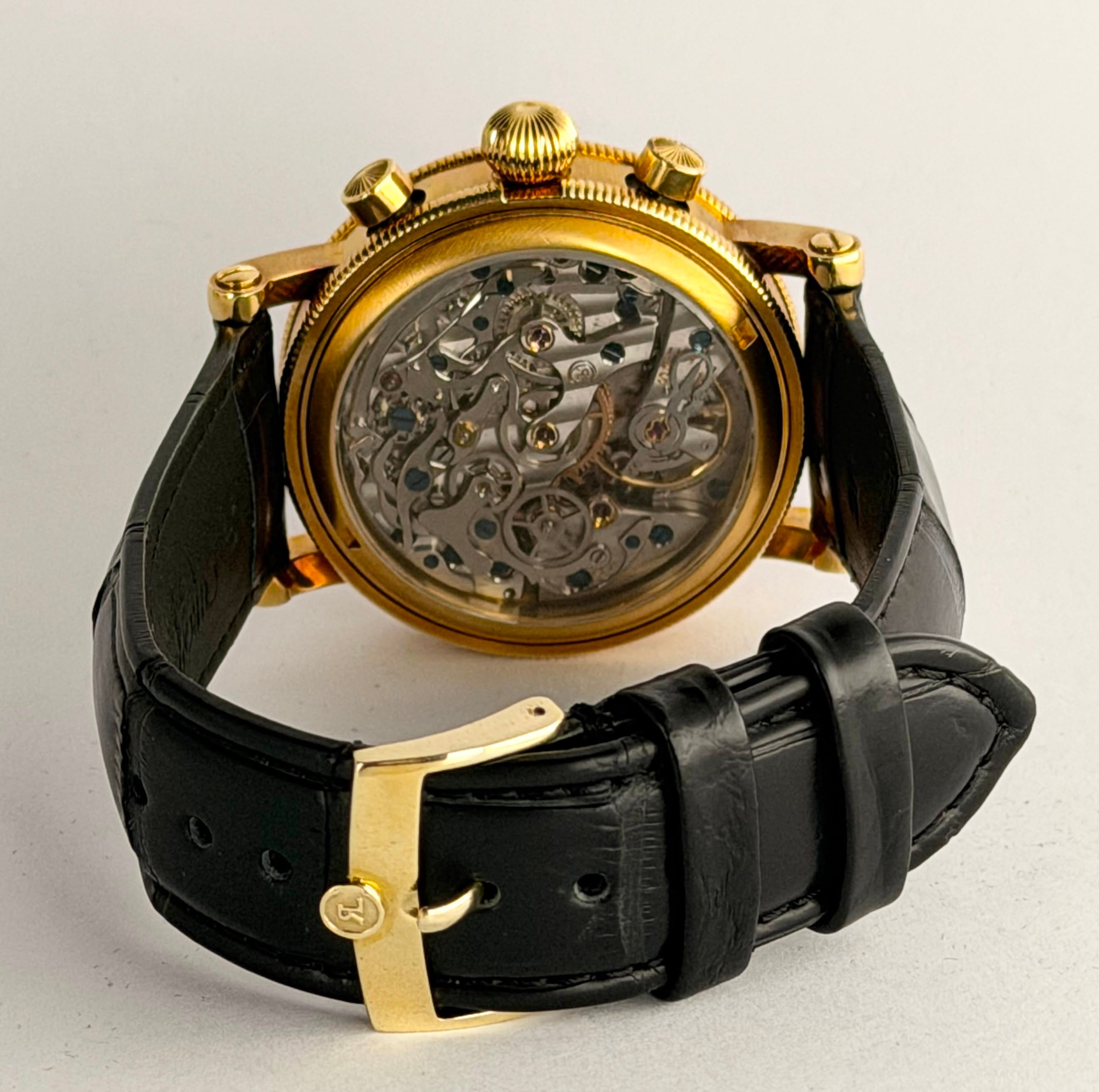 Chronoswiss Kairos Chronograph aus 18 Karat Gold, Full Set, neuwertiger Zustand, Sammlerstück