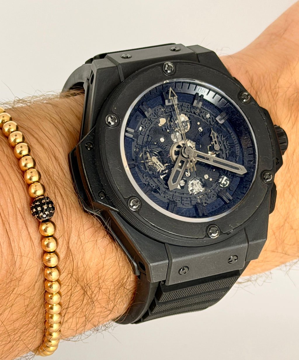 Hublot King Power Unico Black, mit Box und Papieren