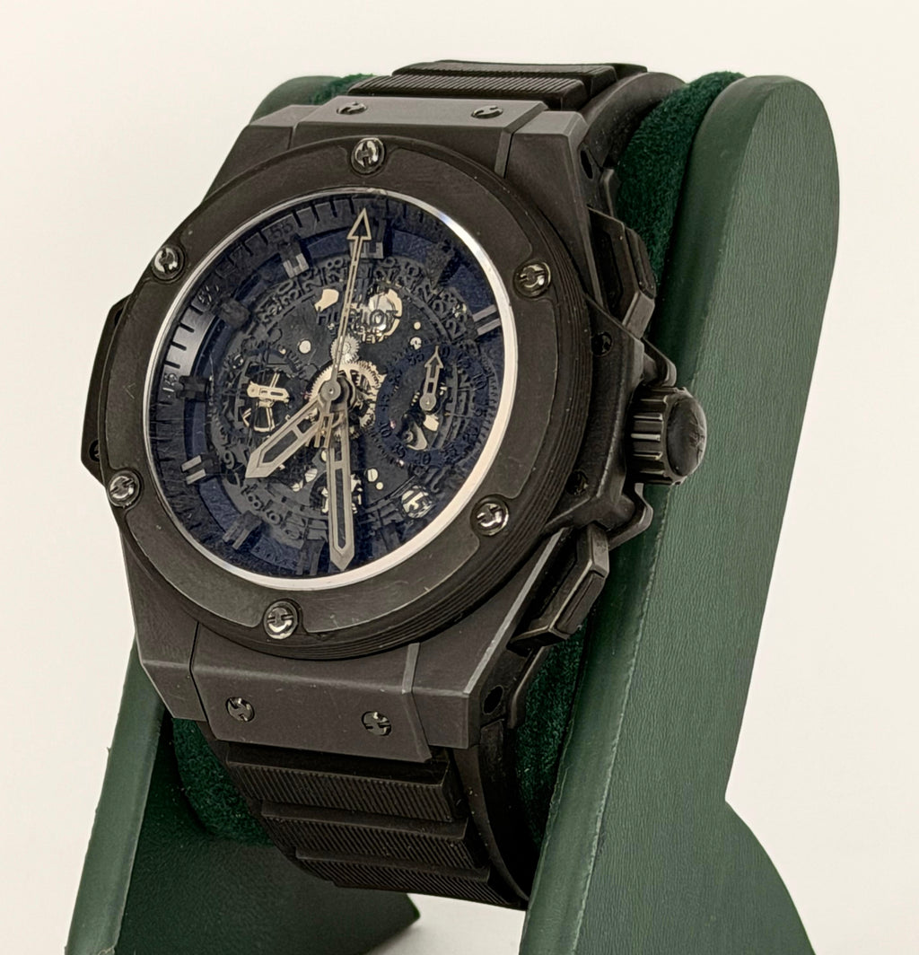 Hublot King Power Unico Black, mit Box und Papieren