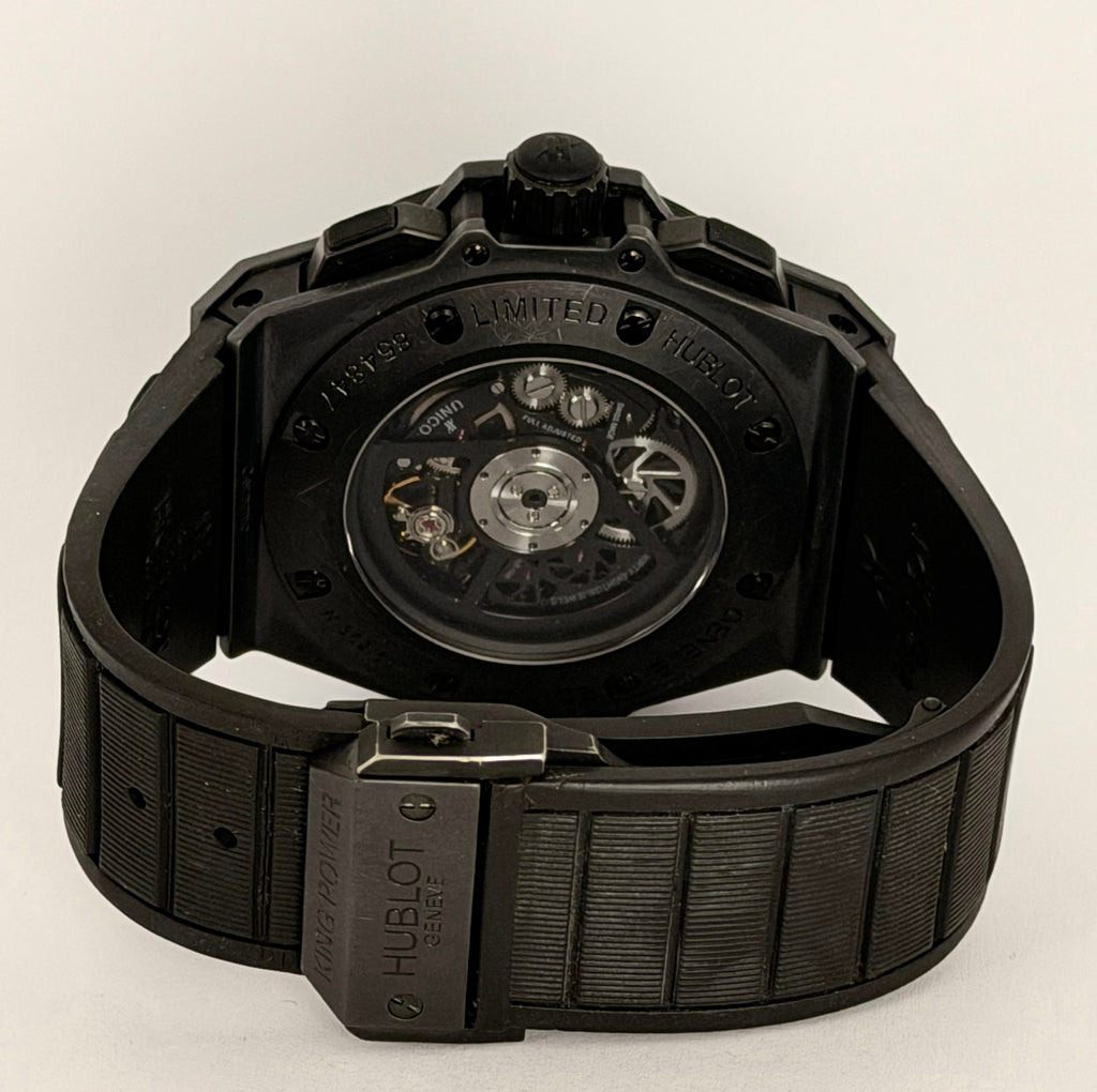 Hublot King Power Unico Black, mit Box und Papieren