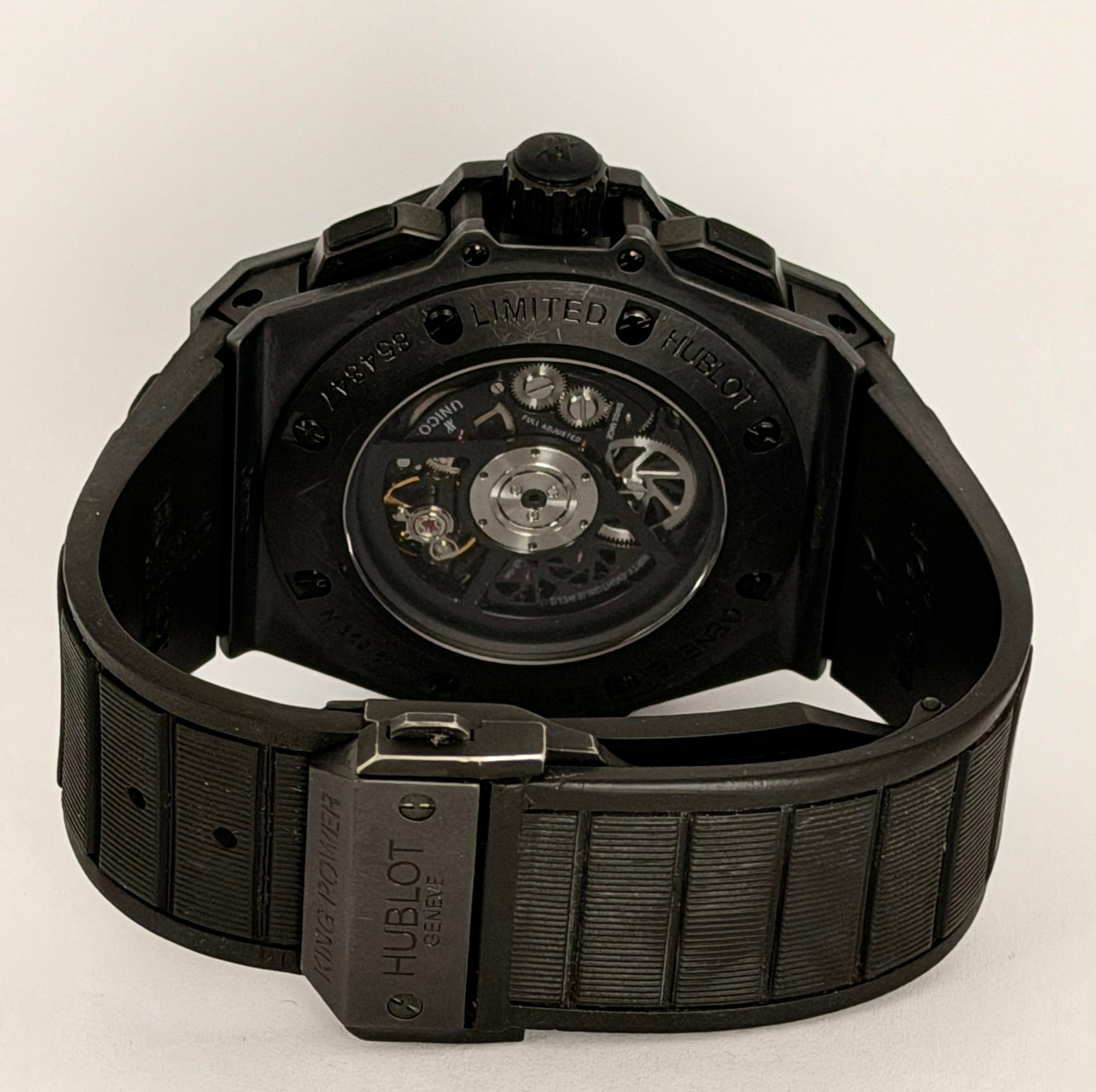 Hublot King Power Unico Black, mit Box und Papieren
