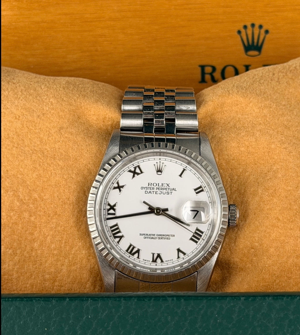 Rolex Datejust 36 Mit Box und Papieren, neuwertig